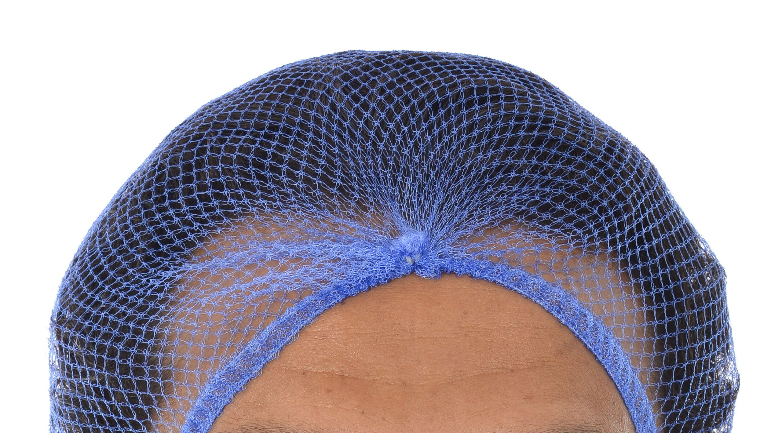 Blue Medical Hair Net - Pack of 100 - wide 7